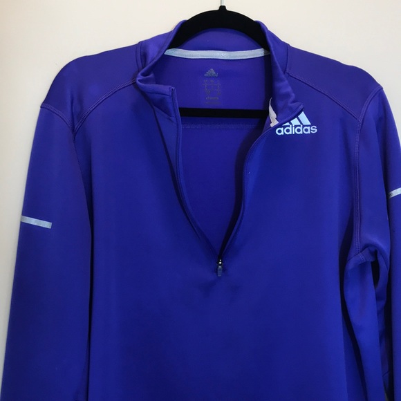 adidas Climalite Running Jacket Size L - Picture 3 of 11